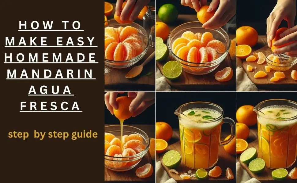 How to Make Easy Homemade Mandarin Agua Fresca